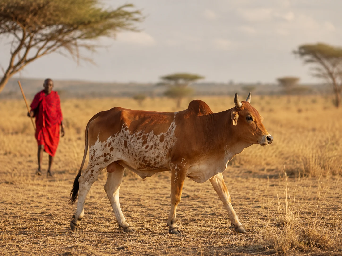 Maasai Zebu cattle — dual breed